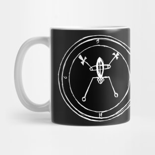 Dark and Gritty Seal of Bael (white on black) Mug